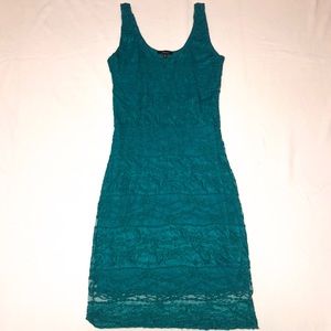 Soprano Turquoise Bodycon Dress